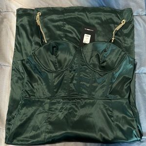 Green fashionova Dinner and cocktail dress